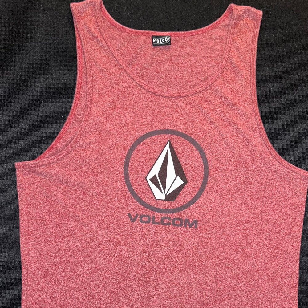 Volcom Red Tank Top Size Large